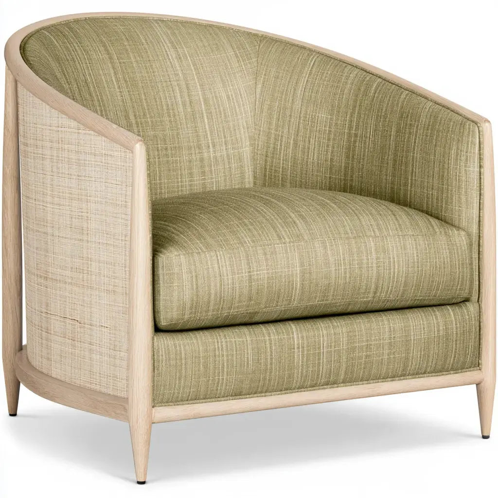 Sillón con respaldo envolvente de trama fina - beige/verde - foldablegardenbench
